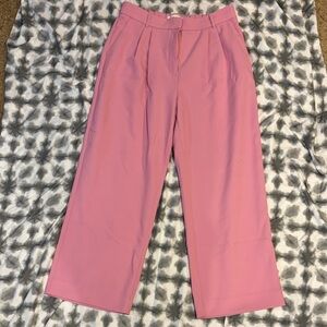 Abercrombie & Fitch Sloane Pink Wide Leg Pants